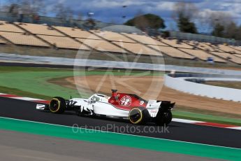 World © Octane Photographic Ltd. Formula 1 – Winter Test 2. Alfa Romeo Sauber F1 Team C37 – Marcus Ericsson. Circuit de Barcelona-Catalunya, Spain. Tuesday 6th March 2018.