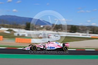 World © Octane Photographic Ltd. Formula 1 – Winter Test 2. Sahara Force India VJM11 - Sergio Perez. Circuit de Barcelona-Catalunya, Spain. Tuesday 6th March 2018.