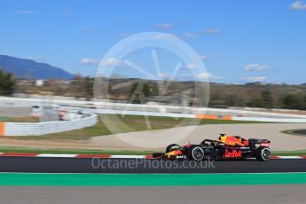 World © Octane Photographic Ltd. Formula 1 – Winter Test 2. Aston Martin Red Bull Racing TAG Heuer RB14 – Max Verstappen. Circuit de Barcelona-Catalunya, Spain. Tuesday 6th March 2018.