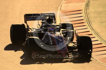 World © Octane Photographic Ltd. Formula 1 – Winter Test 2. Haas F1 Team VF-18 – Romain Grosjean. Circuit de Barcelona-Catalunya, Spain. Wednesday 7th March 2018.