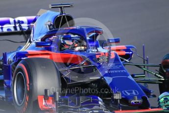 World © Octane Photographic Ltd. Formula 1 – Winter Test 2. Scuderia Toro Rosso STR13 – Brendon Hartley. Circuit de Barcelona-Catalunya, Spain. Wednesday 7th March 2018.