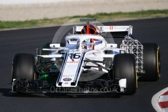 World © Octane Photographic Ltd. Formula 1 – Winter Test 2. Alfa Romeo Sauber F1 Team C37 – Charles Leclerc. Circuit de Barcelona-Catalunya, Spain. Wednesday 7th March 2018.