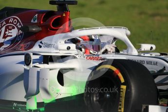 World © Octane Photographic Ltd. Formula 1 – Winter Test 2. Alfa Romeo Sauber F1 Team C37 – Charles Leclerc. Circuit de Barcelona-Catalunya, Spain. Wednesday 7th March 2018.