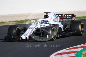 World © Octane Photographic Ltd. Formula 1 – Winter Test 2. Williams Martini Racing FW41 – Lance Stroll. Circuit de Barcelona-Catalunya, Spain. Wednesday 7th March 2018.