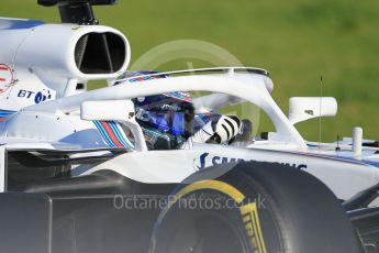 World © Octane Photographic Ltd. Formula 1 – Winter Test 2. Williams Martini Racing FW41 – Lance Stroll. Circuit de Barcelona-Catalunya, Spain. Wednesday 7th March 2018.