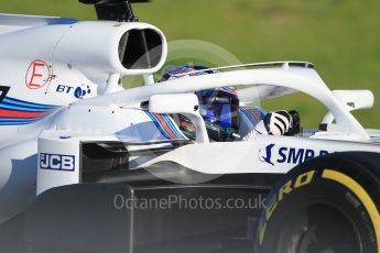 World © Octane Photographic Ltd. Formula 1 – Winter Test 2. Williams Martini Racing FW41 – Lance Stroll. Circuit de Barcelona-Catalunya, Spain. Wednesday 7th March 2018.