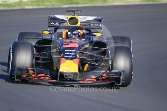 World © Octane Photographic Ltd. Formula 1 – Winter Test 2. Aston Martin Red Bull Racing TAG Heuer RB14 – Daniel Ricciardo. Circuit de Barcelona-Catalunya, Spain. Wednesday 7th March 2018.