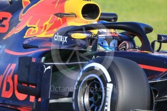 World © Octane Photographic Ltd. Formula 1 – Winter Test 2. Aston Martin Red Bull Racing TAG Heuer RB14 – Daniel Ricciardo. Circuit de Barcelona-Catalunya, Spain. Wednesday 7th March 2018.