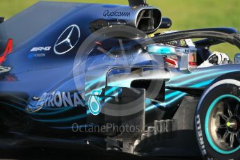 World © Octane Photographic Ltd. Formula 1 – Winter Test 2. Mercedes AMG Petronas Motorsport AMG F1 W09 EQ Power+ - Lewis Hamilton. Circuit de Barcelona-Catalunya, Spain. Wednesday 7th March 2018.