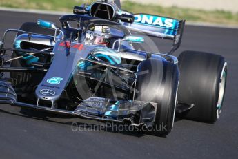 World © Octane Photographic Ltd. Formula 1 – Winter Test 2. Mercedes AMG Petronas Motorsport AMG F1 W09 EQ Power+ - Lewis Hamilton. Circuit de Barcelona-Catalunya, Spain. Wednesday 7th March 2018.