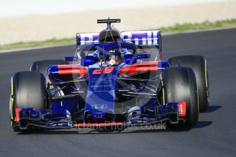 World © Octane Photographic Ltd. Formula 1 – Winter Test 2. Scuderia Toro Rosso STR13 – Brendon Hartley. Circuit de Barcelona-Catalunya, Spain. Wednesday 7th March 2018.