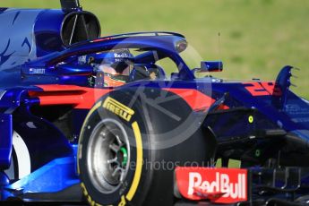 World © Octane Photographic Ltd. Formula 1 – Winter Test 2. Scuderia Toro Rosso STR13 – Brendon Hartley. Circuit de Barcelona-Catalunya, Spain. Wednesday 7th March 2018.