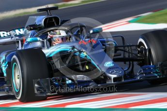 World © Octane Photographic Ltd. Formula 1 – Winter Test 2. Mercedes AMG Petronas Motorsport AMG F1 W09 EQ Power+ - Lewis Hamilton. Circuit de Barcelona-Catalunya, Spain. Wednesday 7th March 2018.