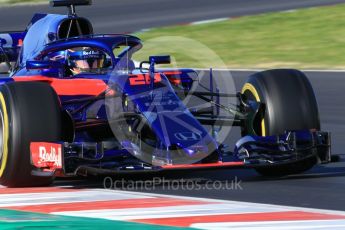 World © Octane Photographic Ltd. Formula 1 – Winter Test 2. Scuderia Toro Rosso STR13 – Brendon Hartley. Circuit de Barcelona-Catalunya, Spain. Wednesday 7th March 2018.