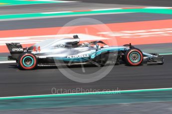 World © Octane Photographic Ltd. Formula 1 – Winter Test 2. Mercedes AMG Petronas Motorsport AMG F1 W09 EQ Power+ - Lewis Hamilton. Circuit de Barcelona-Catalunya, Spain. Wednesday 7th March 2018.