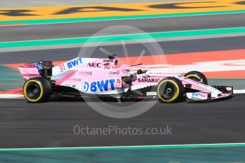 World © Octane Photographic Ltd. Formula 1 – Winter Test 2. Sahara Force India VJM11 - Esteban Ocon. Circuit de Barcelona-Catalunya, Spain. Wednesday 7th March 2018.