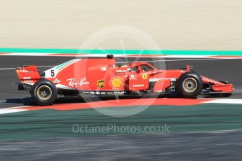 World © Octane Photographic Ltd. Formula 1 – Winter Test 2. Scuderia Ferrari SF71-H – Sebastian Vettel. Circuit de Barcelona-Catalunya, Spain. Wednesday 7th March 2018.