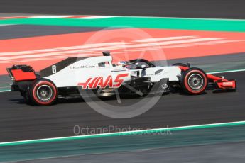 World © Octane Photographic Ltd. Formula 1 – Winter Test 2. Haas F1 Team VF-18 – Romain Grosjean. Circuit de Barcelona-Catalunya, Spain. Wednesday 7th March 2018.