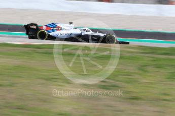 World © Octane Photographic Ltd. Formula 1 – Winter Test 2. Williams Martini Racing FW41 – Lance Stroll. Circuit de Barcelona-Catalunya, Spain. Wednesday 7th March 2018.