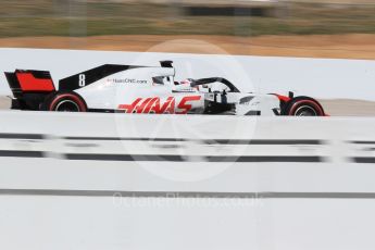 World © Octane Photographic Ltd. Formula 1 – Winter Test 2. Haas F1 Team VF-18 – Romain Grosjean. Circuit de Barcelona-Catalunya, Spain. Wednesday 7th March 2018.