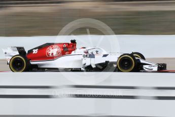 World © Octane Photographic Ltd. Formula 1 – Winter Test 2. Alfa Romeo Sauber F1 Team C37 – Charles Leclerc. Circuit de Barcelona-Catalunya, Spain. Wednesday 7th March 2018.