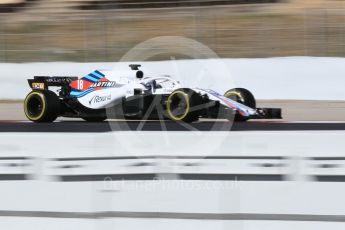 World © Octane Photographic Ltd. Formula 1 – Winter Test 2. Williams Martini Racing FW41 – Lance Stroll. Circuit de Barcelona-Catalunya, Spain. Wednesday 7th March 2018.