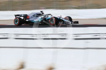 World © Octane Photographic Ltd. Formula 1 – Winter Test 2. Mercedes AMG Petronas Motorsport AMG F1 W09 EQ Power+ - Lewis Hamilton. Circuit de Barcelona-Catalunya, Spain. Wednesday 7th March 2018.