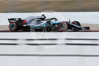 World © Octane Photographic Ltd. Formula 1 – Winter Test 2. Mercedes AMG Petronas Motorsport AMG F1 W09 EQ Power+ - Lewis Hamilton. Circuit de Barcelona-Catalunya, Spain. Wednesday 7th March 2018.