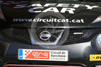 World © Octane Photographic Ltd. Formula 1 – Winter Test 2. Circuit de Barcelona-Catalunya safety car with "CAT" EU plates, Spain. Wednesday 7th March 2018.