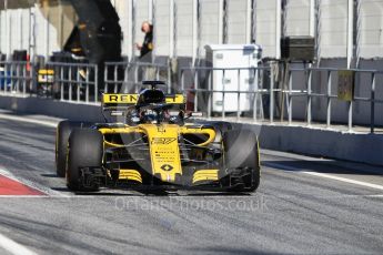 World © Octane Photographic Ltd. Formula 1 – Winter Test 2. Renault Sport F1 Team RS18 – Nico Hulkenberg. Circuit de Barcelona-Catalunya, Spain. Wednesday 7th March 2018.