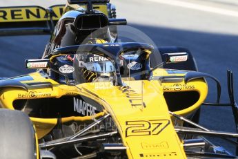 World © Octane Photographic Ltd. Formula 1 – Winter Test 2. Renault Sport F1 Team RS18 – Nico Hulkenberg. Circuit de Barcelona-Catalunya, Spain. Wednesday 7th March 2018.