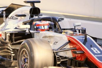 World © Octane Photographic Ltd. Formula 1 – Winter Test 2. Haas F1 Team VF-18 – Romain Grosjean. Circuit de Barcelona-Catalunya, Spain. Wednesday 7th March 2018.