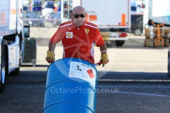 World © Octane Photographic Ltd. Formula 1 – Winter Test 2. Alfa Romeo Sauber F1 Team Test 2 Fuel Delivery. Circuit de Barcelona-Catalunya, Spain. Wednesday 7th March 2018.