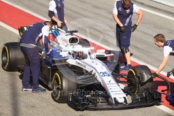 World © Octane Photographic Ltd. Formula 1 – Winter Test 2. Williams Martini Racing FW41 – Sergey Sirotkin. Circuit de Barcelona-Catalunya, Spain. Wednesday 7th March 2018.