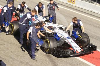 World © Octane Photographic Ltd. Formula 1 – Winter Test 2. Williams Martini Racing FW41 – Sergey Sirotkin. Circuit de Barcelona-Catalunya, Spain. Wednesday 7th March 2018.