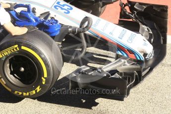 World © Octane Photographic Ltd. Formula 1 – Winter Test 2. Williams Martini Racing FW41 – Sergey Sirotkin. Circuit de Barcelona-Catalunya, Spain. Wednesday 7th March 2018.