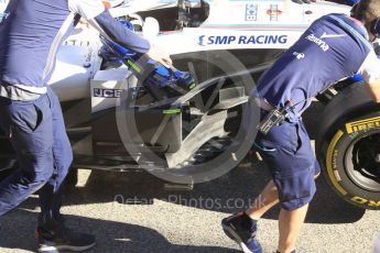 World © Octane Photographic Ltd. Formula 1 – Winter Test 2. Williams Martini Racing FW41 – Sergey Sirotkin. Circuit de Barcelona-Catalunya, Spain. Wednesday 7th March 2018.