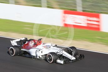 World © Octane Photographic Ltd. Formula 1 – Winter Test 2. Alfa Romeo Sauber F1 Team C37 – Charles Leclerc. Circuit de Barcelona-Catalunya, Spain. Wednesday 7th March 2018.