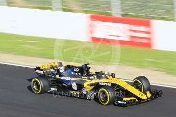 World © Octane Photographic Ltd. Formula 1 – Winter Test 2. Renault Sport F1 Team RS18 – Nico Hulkenberg. Circuit de Barcelona-Catalunya, Spain. Wednesday 7th March 2018.