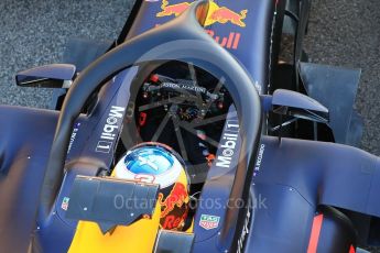 World © Octane Photographic Ltd. Formula 1 – Winter Test 2. Aston Martin Red Bull Racing TAG Heuer RB14 – Daniel Ricciardo. Circuit de Barcelona-Catalunya, Spain. Wednesday 7th March 2018.