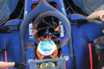 World © Octane Photographic Ltd. Formula 1 – Winter Test 2. Aston Martin Red Bull Racing TAG Heuer RB14 – Daniel Ricciardo. Circuit de Barcelona-Catalunya, Spain. Wednesday 7th March 2018.