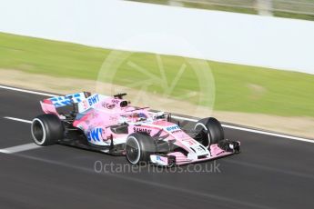 World © Octane Photographic Ltd. Formula 1 – Winter Test 2. Sahara Force India VJM11 - Esteban Ocon. Circuit de Barcelona-Catalunya, Spain. Wednesday 7th March 2018.