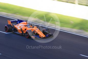 World © Octane Photographic Ltd. Formula 1 – Winter Test 2. McLaren MCL33 – Fernando Alonso. Circuit de Barcelona-Catalunya, Spain. Wednesday 7th March 2018.