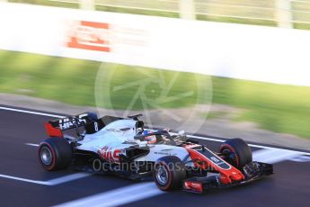 World © Octane Photographic Ltd. Formula 1 – Winter Test 2. Haas F1 Team VF-18 – Romain Grosjean. Circuit de Barcelona-Catalunya, Spain. Wednesday 7th March 2018.