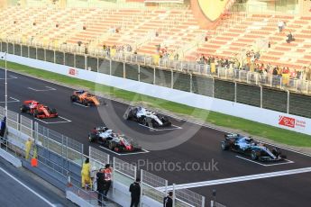 World © Octane Photographic Ltd. Formula 1 – Winter Test 2. Safety Car Standing Restart Practice. Circuit de Barcelona-Catalunya, Spain. Wednesday 7th March 2018.