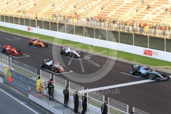 World © Octane Photographic Ltd. Formula 1 – Winter Test 2. Safety Car Standing Restart Practice. Circuit de Barcelona-Catalunya, Spain. Wednesday 7th March 2018.