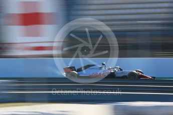 World © Octane Photographic Ltd. Formula 1 – Winter Test 2. Haas F1 Team VF-18 – Romain Grosjean. Circuit de Barcelona-Catalunya, Spain. Wednesday 7th March 2018.