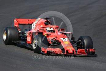 World © Octane Photographic Ltd. Formula 1 – Winter Test 2. Scuderia Ferrari SF71-H – Sebastian Vettel. Circuit de Barcelona-Catalunya, Spain. Wednesday 7th March 2018.