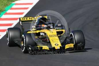 World © Octane Photographic Ltd. Formula 1 – Winter Test 2. Renault Sport F1 Team RS18 – Carlos Sainz. Circuit de Barcelona-Catalunya, Spain. Wednesday 7th March 2018.