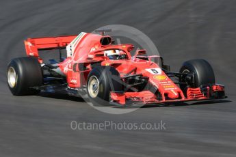 World © Octane Photographic Ltd. Formula 1 – Winter Test 2. Scuderia Ferrari SF71-H – Sebastian Vettel. Circuit de Barcelona-Catalunya, Spain. Wednesday 7th March 2018.